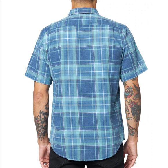 Ezekiel men’s button down muted red size L - Picture 4 of 9